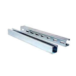 Galvanized C-shaped steel photovoltaic bracket Pipe gallery support channel steel support support