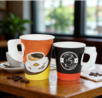 10/16oz Custom Design Enkelwandige Wegwerp Fruit Sap Drankjes Papieren Bekers Dubbele PE Coating Koude Dranken To-go Vasos Polipapel