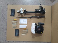 HOTOKA Petrol Long Tail 144F Jet Drive Outboard Motor 2.5hp 4 Stroke Bertenaga Bensin Mesin Kapal Cina untuk Enduro/memancing