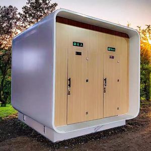 Toilettes portables modernes en conteneur, écologiques, pour attractions touristiques, toilettes publiques extérieures - Product Image 3