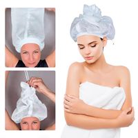Filet Plopping Cap Pour Séchage Des Cheveux Bouclés Avec Cordon Réglable Grand Bonnet De Cheveux Maille Bonnet De Séchage Des Cheveux