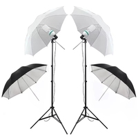 Téléphone caméra photographie Studio vidéo Photo tir équipement de diffusion en direct boîte souple réflecteur de lumière parapluie toile de fond support