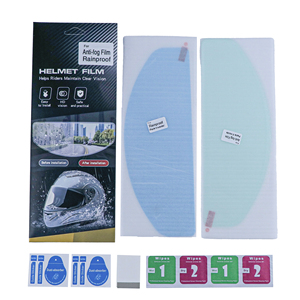 Spedizione gratuita pellicola adesiva Nano resistente universale pellicola trasparente antipioggia per casco da moto - Product Image 3