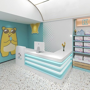 <span class=keywords><strong>Centro</strong></span> di Apprendimento Precoce, Negozio Minimalista, Angolo Gioco per Bambini, Banco Reception, Negozio per Maternità, Registratore di Cassa - Product Image 1