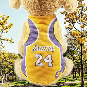 Gilet di design per animali domestici canotta maglia sportiva estiva stile basket in poliestere solido stampa per la primavera invernale a basso prezzo per i gatti - Product Image 3