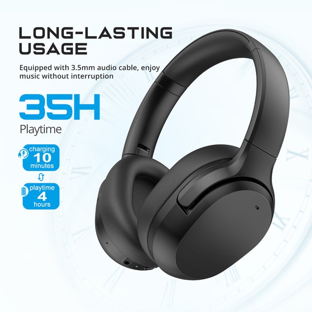 Wholesale Price Qualcomm QCC3084 Wireless Headphones Active Noise Cancellation for 5.4 LED IPX4 Waterproof for Outdoor Use