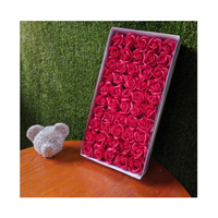 Vente directe d'usine, prix bas, savon aux roses, 50 pièces, Buchete Flori, Flori artificiel, De Sapun