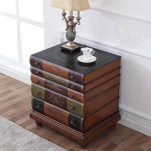 American Country Style Three Drawer <b>Chest</b> 64x51x69cm <b>Storage</b> Cabinet Living Room Bedroom Entryway Furniture - Product Image 3