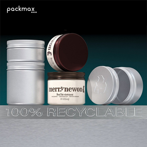 Moisturizing Tallow Balm <b>Aluminum</b> Jar for Skin Care - Leak Proof Portable Airtight Refillable Tall <b>Container</b> - Product Image 4