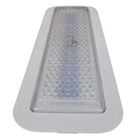 Langlebige 3-Stunden-Batterielebensdauer Notfall-LED-Leuchte IP20 Kunststoff Kaltweiß Wand-/Deckenaufbau