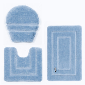 Set di Tappetini Assorbenti per <span class=keywords><strong>Bagno</strong></span> Blu Navy Personalizzati, Tappetini Impermeabili in Gomma per Porta, <span class=keywords><strong>Tappeto</strong></span> in Microfibra Antiscivolo per Cucina e <span class=keywords><strong>Bagno</strong></span> - Product Image 3