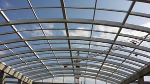 Eco Licht Magazijn Dakraam Dak Voor Milieuvriendelijk Pc Paneel Glas Pvc Pe Pu Paneel Werkplaats Pad Waterdicht Astm - Product Image 3