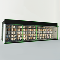 Kits complets de serres de culture en tissu Oxford 600D avec structure en tube d'acier moderne 600*300*200cm pour la culture de champignons en intérieur et humidificateur domestique