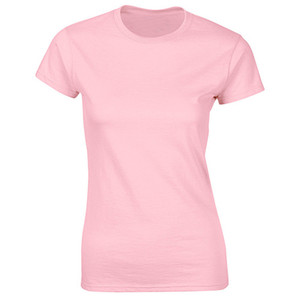 T-<span class=keywords><strong>shirt</strong></span> décontracté pour <span class=keywords><strong>femme</strong></span>, col rond, <span class=keywords><strong>100</strong></span> % <span class=keywords><strong>coton</strong></span>, 180 g/m², uni, manches courtes, personnalisable avec logo OEM, vierge - Product Image 6