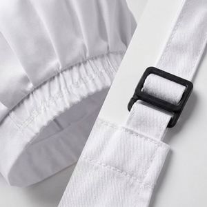 Juego de 3 Delantales de Chef para Niños con Cintura Ajustable, 2 Bolsillos, Poliéster, Lavable a Máquina, Blanco, para Cocinar, Hornear y Manualidades - Product Image 4