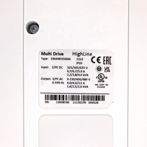 Convertidor de Frecuencia Original Drive E94AMHE0044 para Maquinaria y Equipos - Product Image 3