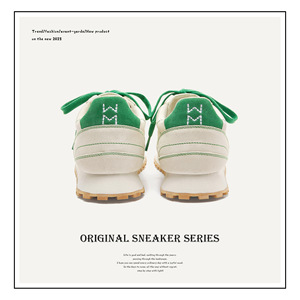 รองเท้าลำลองระบายอากาศสำหรับฤดูร้อนของ Desun Shoes สำหรับผู้ชายและผู้หญิง ดีไซน์เชือกผูกแบบเทรนดี้ แรงบันดาลใจจาก Forrest Gump รองเท้าคู่รักแบบเดียวกัน - Product Image 4