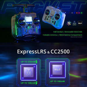 Controladores FPV Radiomaster Pocket Control remoto FPV Traverse Aircraft Modelo Portátil Personalizado ELRS CC2500 Protocolo - Product Image 5