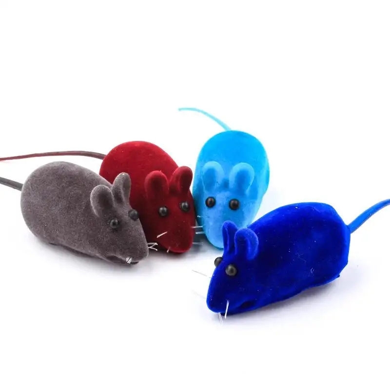 Nette Falsche Kleine Maus Mäuse Squeak Lärm Sound Lustige Ratte Spielen Spielzeug für Katze Kätzchen Teaser Spielen Lustige Spielzeug