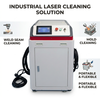 Machine de nettoyage au laser haute puissance 500W, machine de nettoyage au laser pulsé pour enlever la rouille et la peinture sur les métaux