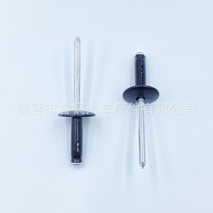 Remache Ciego Shuangxuan 5x19mm de Acero Inoxidable Negro con Cabeza Redonda para Soporte de Parachoques, Sujetador Metálico - Product Image 2