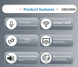 Panneau chauffant électrique mural pour plafond, <span class=keywords><strong>chauffage</strong></span> infrarouge en céramique, radiateur infrarouge lointain pour l'hiver - Product Image 3