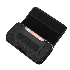 <span class=keywords><strong>Riñonera</strong></span> Universal para iPhone 15, tarjetero Horizontal, <span class=keywords><strong>tela</strong></span> Oxford, <span class=keywords><strong>tela</strong></span> de nailon, 6G Funda de <span class=keywords><strong>cuero</strong></span>, funda de cinturón portátil con cierre - Product Image 2