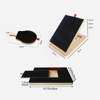 Bonne qualité bois chien planche à gratter en bois chien ongles Scratch Pad carré chien lime à ongles conseil Scratch Pad