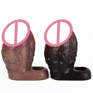 Anneau de Verrouillage Réaliste en Silicone Liquide Souple Épaissi et Creux, 100% Étanche, pour Hommes et Couples, pour une Vie Intime Adulte - Product Image 1