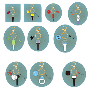 พวงกุญแจไลท์สติ๊ก Kpop ชุด 3 ชิ้น/เซ็ต Zerobaseone Babymonster NMIXX MAMAMO <span class=keywords><strong>WayV</strong></span> IKON ของตกแต่งกระเป๋าแฟชั่น ของสะสมสำหรับแฟนคลับ - Product Image 1