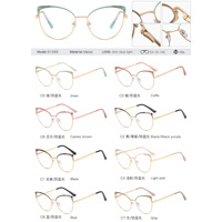 Lunettes de lecture œil-de-chat en métal 2026 pour femmes, transparentes, anti-lumière bleue, pour presbytie et hypermétropie, monture tendance