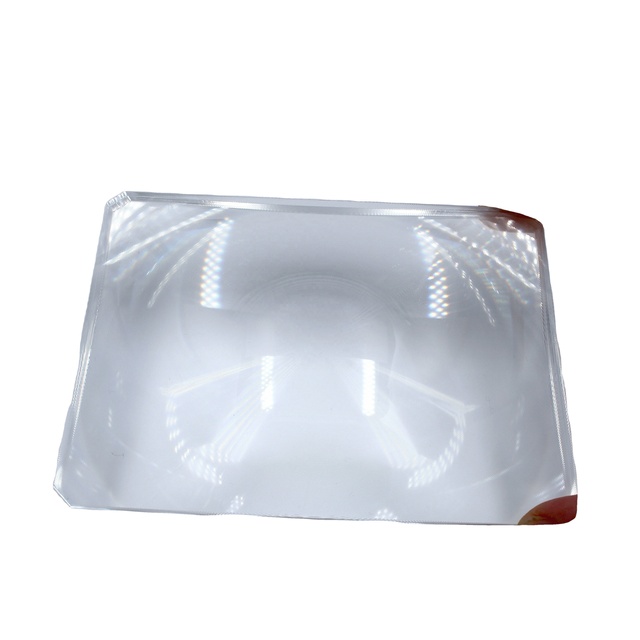 Custom Transparent Optical Square Plastic Acrylic Big Fresnel Lens for Retro Camera OEM Supported