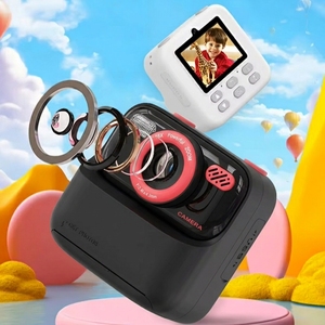Cámara <span class=keywords><strong>Infantil</strong></span> P79 con Pantalla de 2.4 Pulgadas, Impresión Instantánea de Fotos, Linda Cámara Impresora de Juguete Mini para Niños y Niñas, Regalo de Navidad - Product Image 1