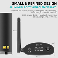 Receptor de Audio Bluetooth 5.1 1Mii, 7 Modos de Ecualización, Audio HiFi DAC con LDAC, AptX-LL/HD y Receptor Estéreo Adaptativo para Altavoces