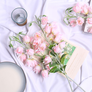 Lys de <span class=keywords><strong>la</strong></span> Vallée en soie à tige unique et longue, avec 15 têtes de fleurs, style Instagram, fleurs artificielles - Product Image 4