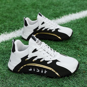 Chaussures de basket-ball pour hommes, dessus en PU, semelle en caoutchouc, doublure en coton, modèle toutes saisons - Product Image 5