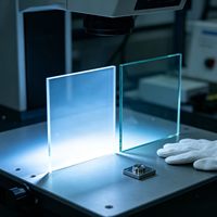 Plaque optique plate en verre pour instrument de mesure de profil 2D
