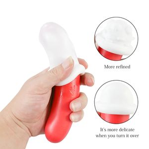 Seyahat ve On-The-Go kullanımı için yumurta yumuşak manuel uçak fincan için taşınabilir ve tek kullanımlık erkek Masturbator fincan cep Pusy - Product Image 3