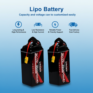 Batería Lipo WES de 35000 mAh, Densidad Energética <span class=keywords><strong>312</strong></span>, Batería Recargable de Larga Duración para Drones, para Vuelos en Exteriores y Exploración, 21.9V - Product Image 2