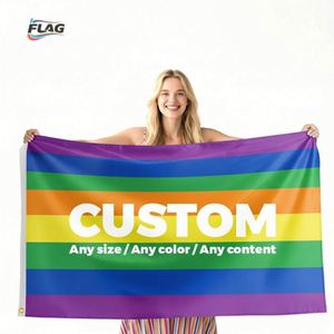 Banderas Personalizadas de Poliéster de 3x5 pies con Impresión de Logotipo para Equipos y Empresas, Venta al por Mayor para Todos los Países - Product Image 3