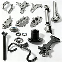 Services de fraisage et tournage CNC OEM pour acier inoxydable, acier au carbone, aluminium, laiton pour pièces de cadre de vélo avec finition plaquée