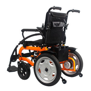 工場卸売 軽量炭素鋼製 スマート 全地形対応 トラベルモーター 折りたたみ式デザイン 大人用 電動車椅子 - Product Image 3