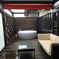 Maison conteneur moderne de 40 pieds pour village de vacances à trois chambres – Hébergement haut de gamme pour villégiature