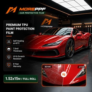 Película Protectora de Pintura Autoadhesiva de TPU Hidrofóbica de Vanguardia, con Cambio de Color y Autoreparación, para Carrocería de Automóvil, Protección UV/Infrarrojos, 70,000m - Product Image 3