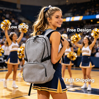 Sac à dos de cheerleading personnalisé en gros, sac à dos scintillant pour femmes et adultes, sac à dos léger à paillettes pour collégiennes