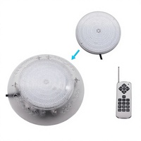 Lumière LED murale pour piscine de 260 mm, remplie à 100 % de résine, IP68, couvercle givré, RGB multicolore, lampe sous-marine pour piscine
