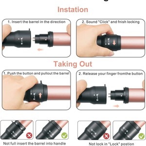 Professionnel <span class=keywords><strong>3</strong></span> en 1 baril en céramique cheveux <span class=keywords><strong>fer</strong></span> à friser outils de coiffure écran LCD électrique PTC chauffage interchangeable <span class=keywords><strong>fer</strong></span> à friser - Product Image 5