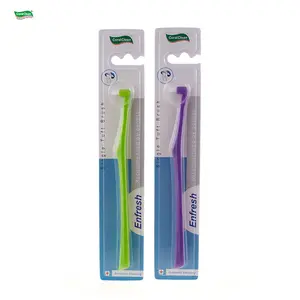 Plastic Orthodontic Teeth Adult Toothbrush Single Tuft Brush
