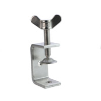 Pince à câble en acier inoxydable 304, pince à bois en forme de C, avec larges ouvertures de mâchoires pour le bois et l'acier