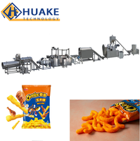 Machine à extruder les snacks de maïs frits (Kurkure, Corn Curls, Cheetos, Jiggies, Nik Nak)